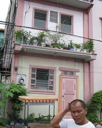 The houses and inhabitants.