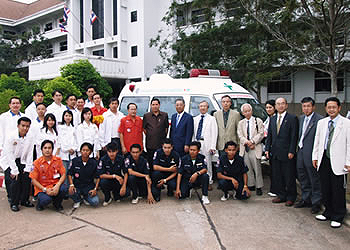 Rotarian D2510 , Rotarian Nongkhai RC and rescue team.