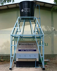 The clean water systems ( Supported by Nongkhai RC and Sapporo South RC)